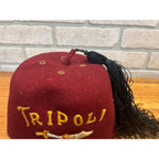 Vintage Fez Tripoli Shriners / Masonic Fraternal Hat Jeweled Milwaukee