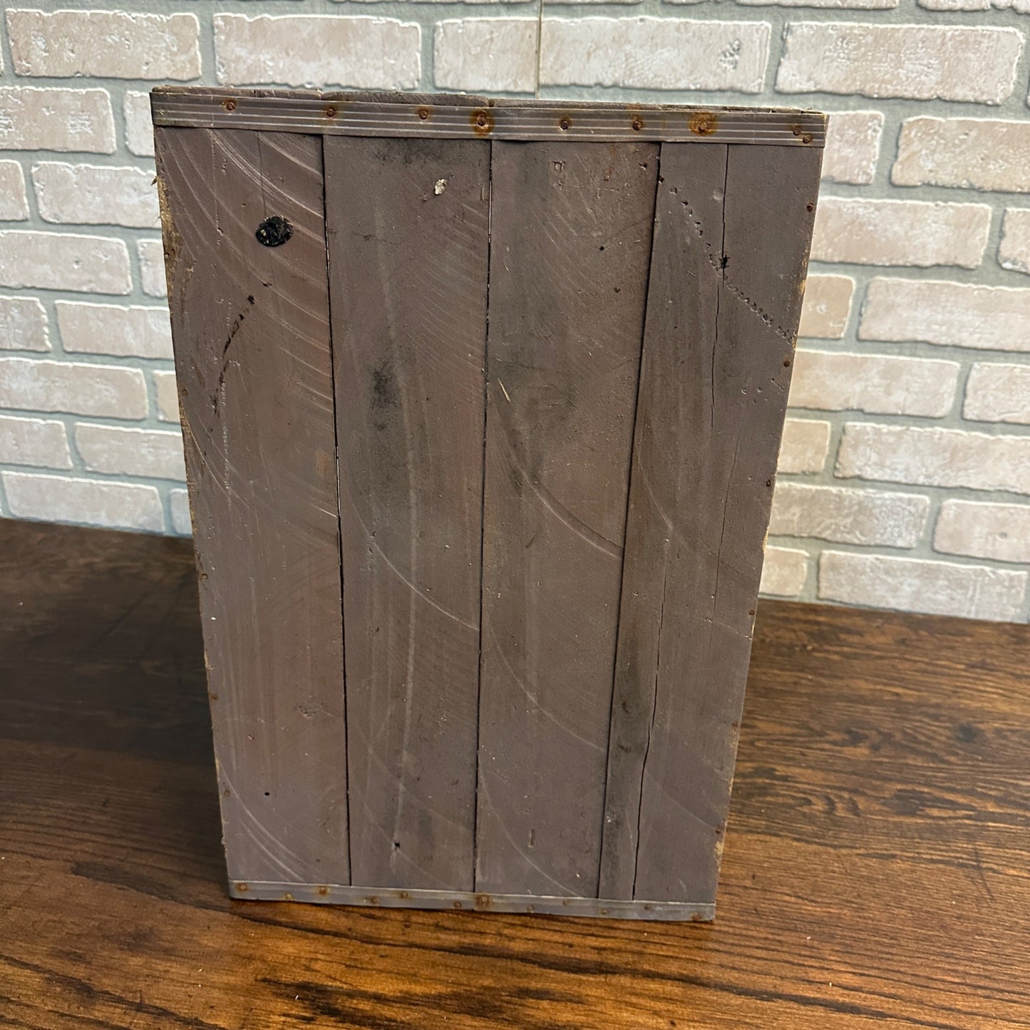 Peoples Brewing Co Wooden Beer Bottle Crate Box Oshkosh Wisconsin