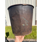 Antique Vintage Standard Oil Comapny 25lb Mica Axle Grease Oil Bucket Pail Can