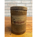 Vintage Yahr Lange Druggist Label Canister Milwaukee Wis Bees Wax