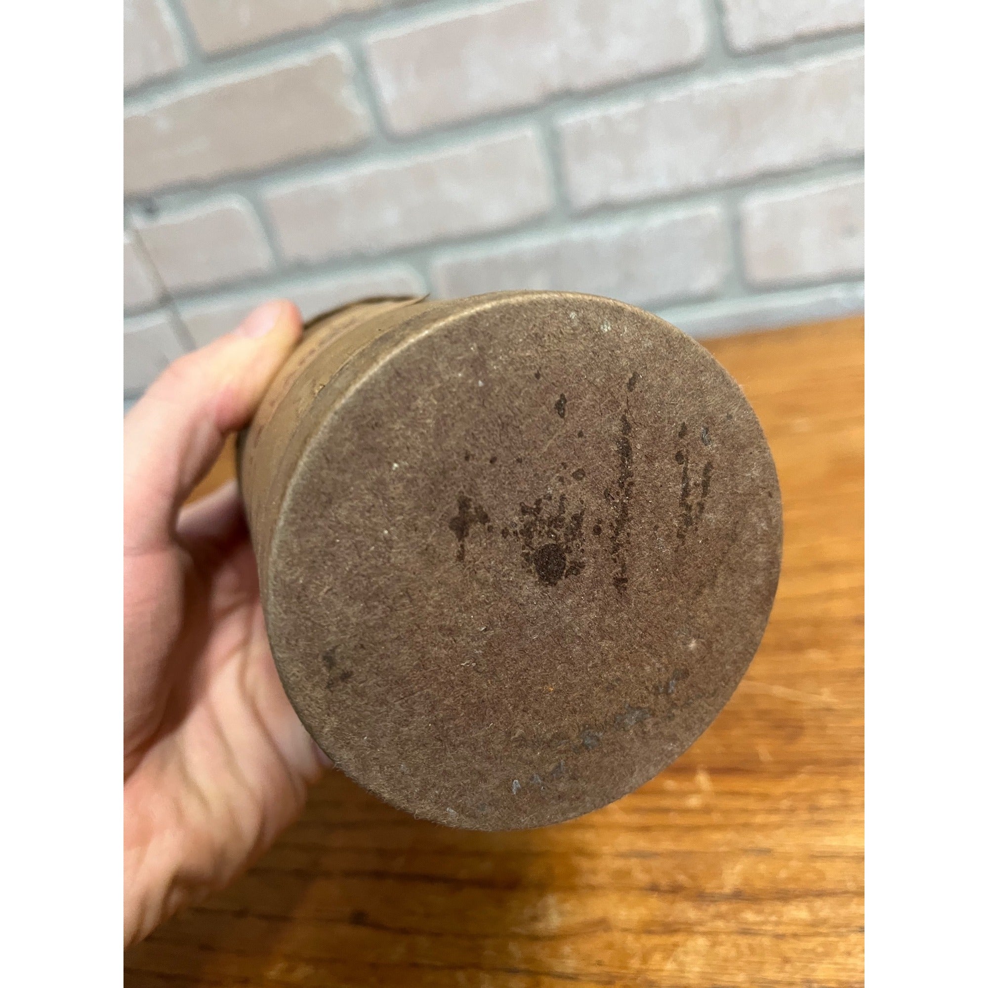 Vintage Yahr Lange Druggist Label Canister Milwaukee Wis Bees Wax