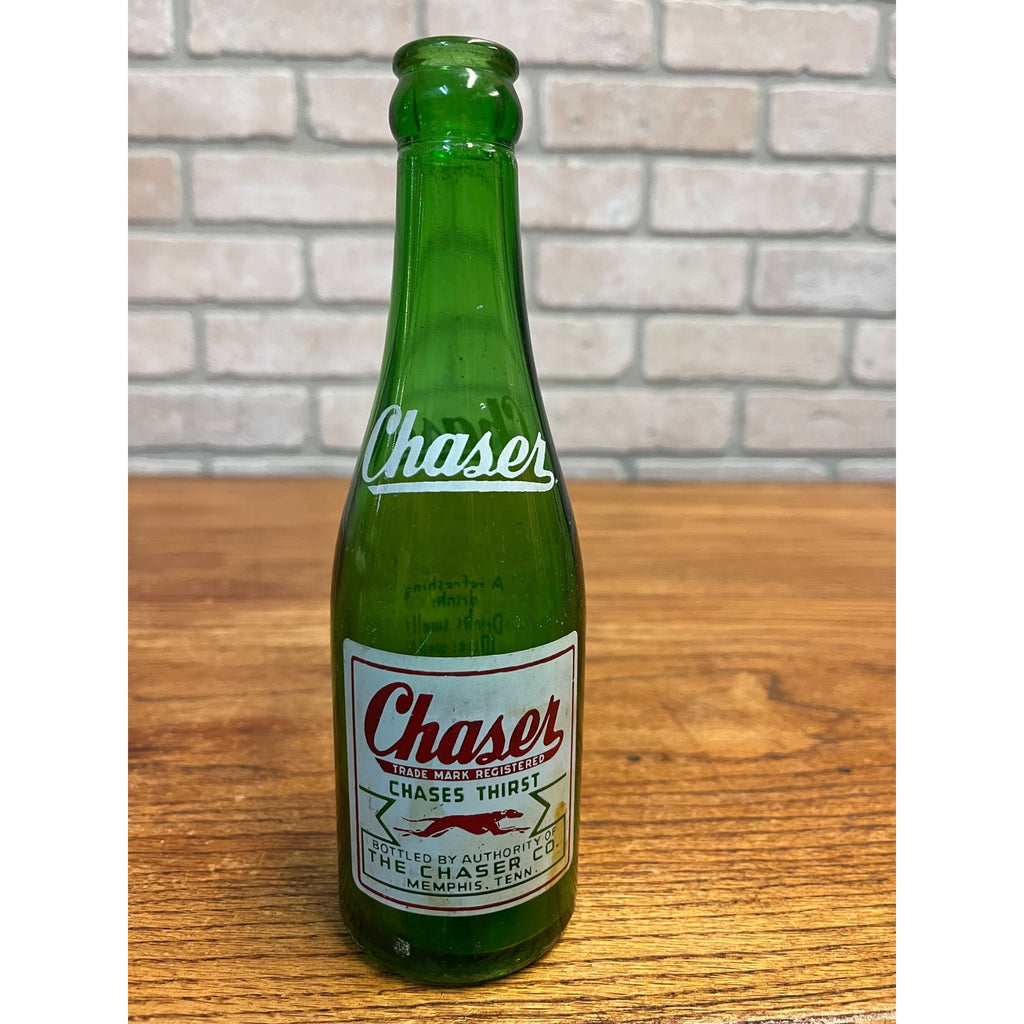 Vintage Chaser Soda Bottle Memphis, Tennessee ACL Nehring & Sons Fond du Lac, WI