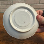 Antique Ceramic Rose Pink Victorian Gold Gilt Tea Cup & Saucer Girl