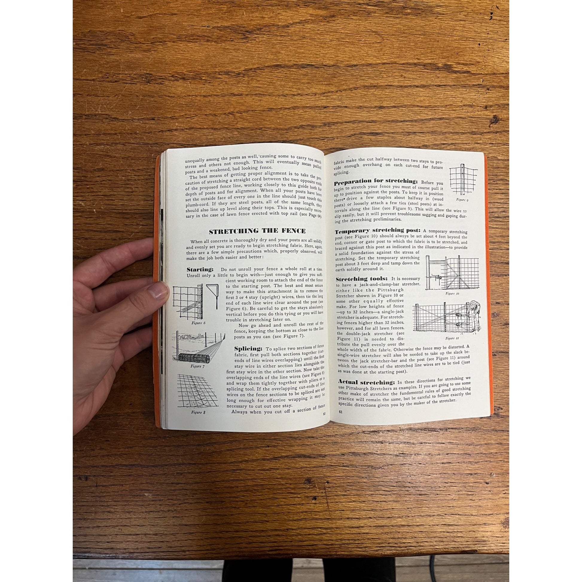 Vintage 1937 Pittsburgh Steel Company Fence Guide