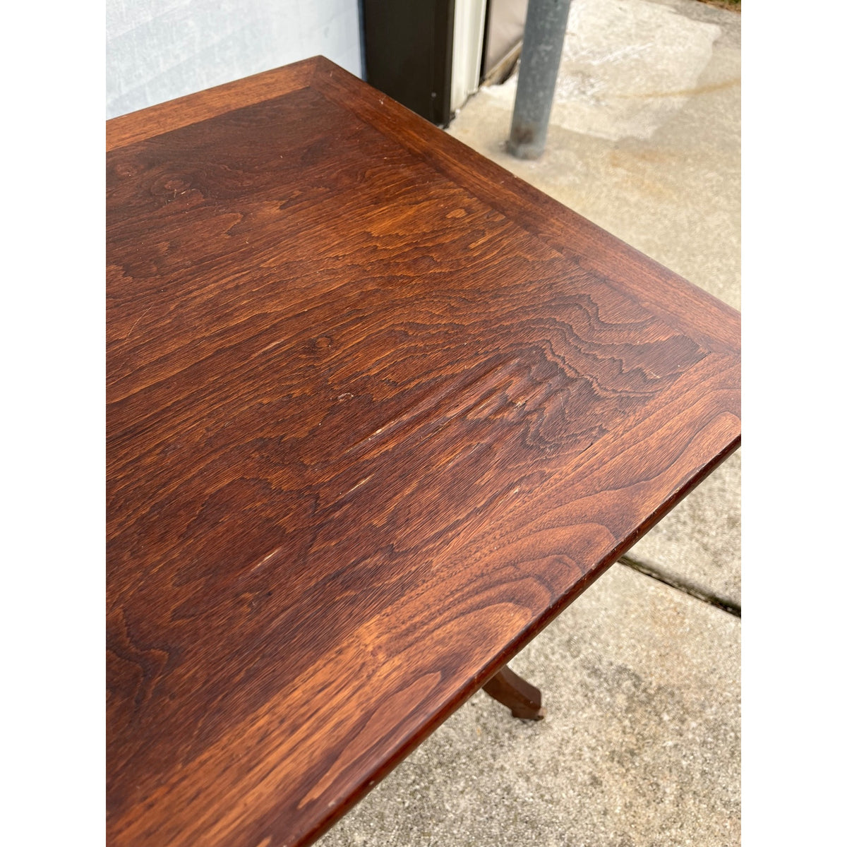 Antique c1890 Ross Table Wash Stand Forest City Furniture Oak Convertible Table Parlor Table