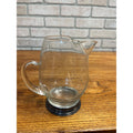 Vintage 1930s Wallace 925 Sterling Silver Base Glass Cocktail Pitcher U-15