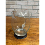 Vintage 1930s Wallace 925 Sterling Silver Base Glass Cocktail Pitcher U-15