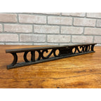 Vintage 24" L. S. Starrett Ornate Cast Iron Level Carpenter's Tool - As-Is