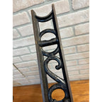 Vintage 24" L. S. Starrett Ornate Cast Iron Level Carpenter's Tool - As-Is