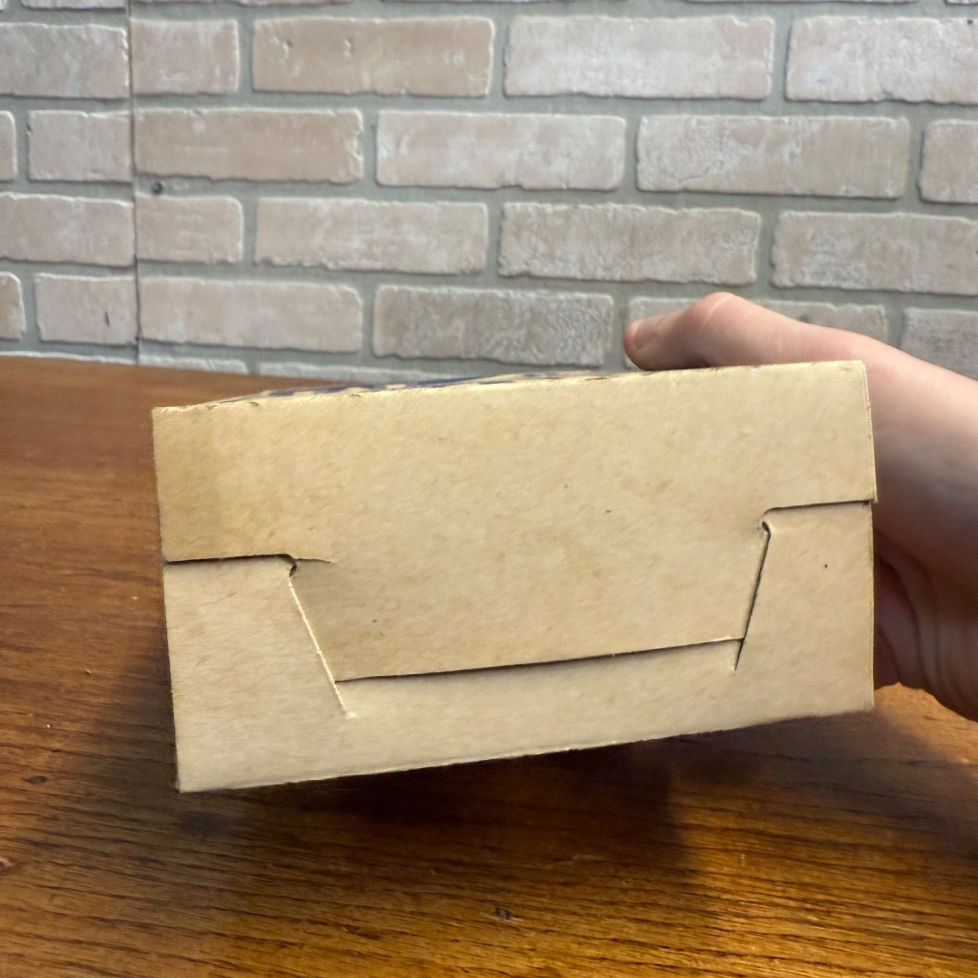 Vintage 1930 French Fried Popcorn Box Cardboard Movie Theater Box