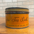 Vintage 1930s Mayfair Tea Balls Orange Pekoe India Tin Can Advertising Kitchen