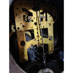 Antique c1890s New Haven Cast Iron Mantel Clock w/ Lions & Ladies - Part/Repair