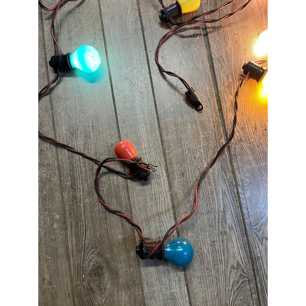 Vintage 1940s Amusement Carnival Marquee Lights Festoon 46ft Bakelite String