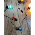Vintage 1940s Amusement Carnival Marquee Lights Festoon 46ft Bakelite String