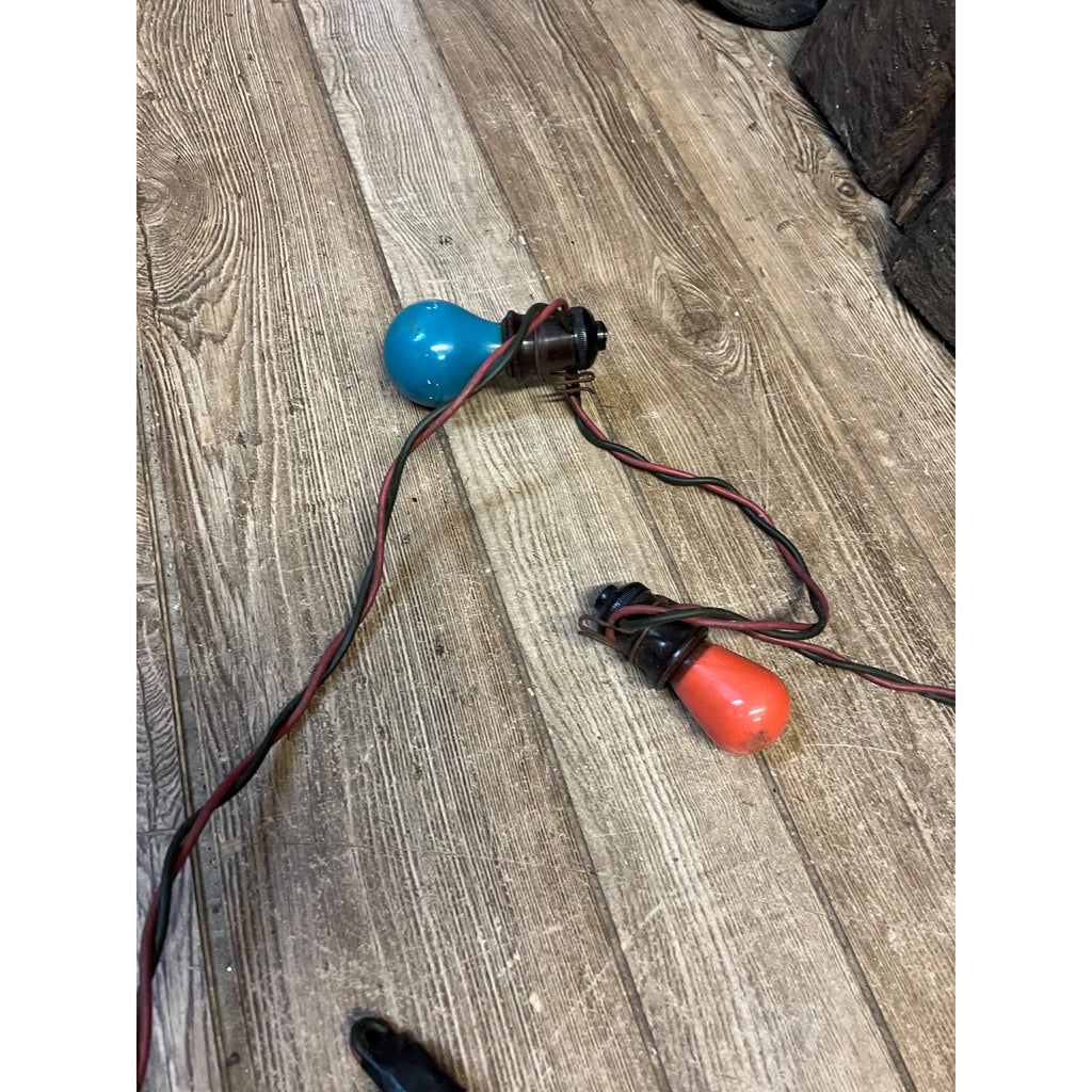 Vintage 1940s Amusement Carnival Marquee Lights Festoon 46ft Bakelite String
