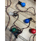 Vintage 1940s Amusement Carnival Marquee Lights Festoon 46ft Bakelite String