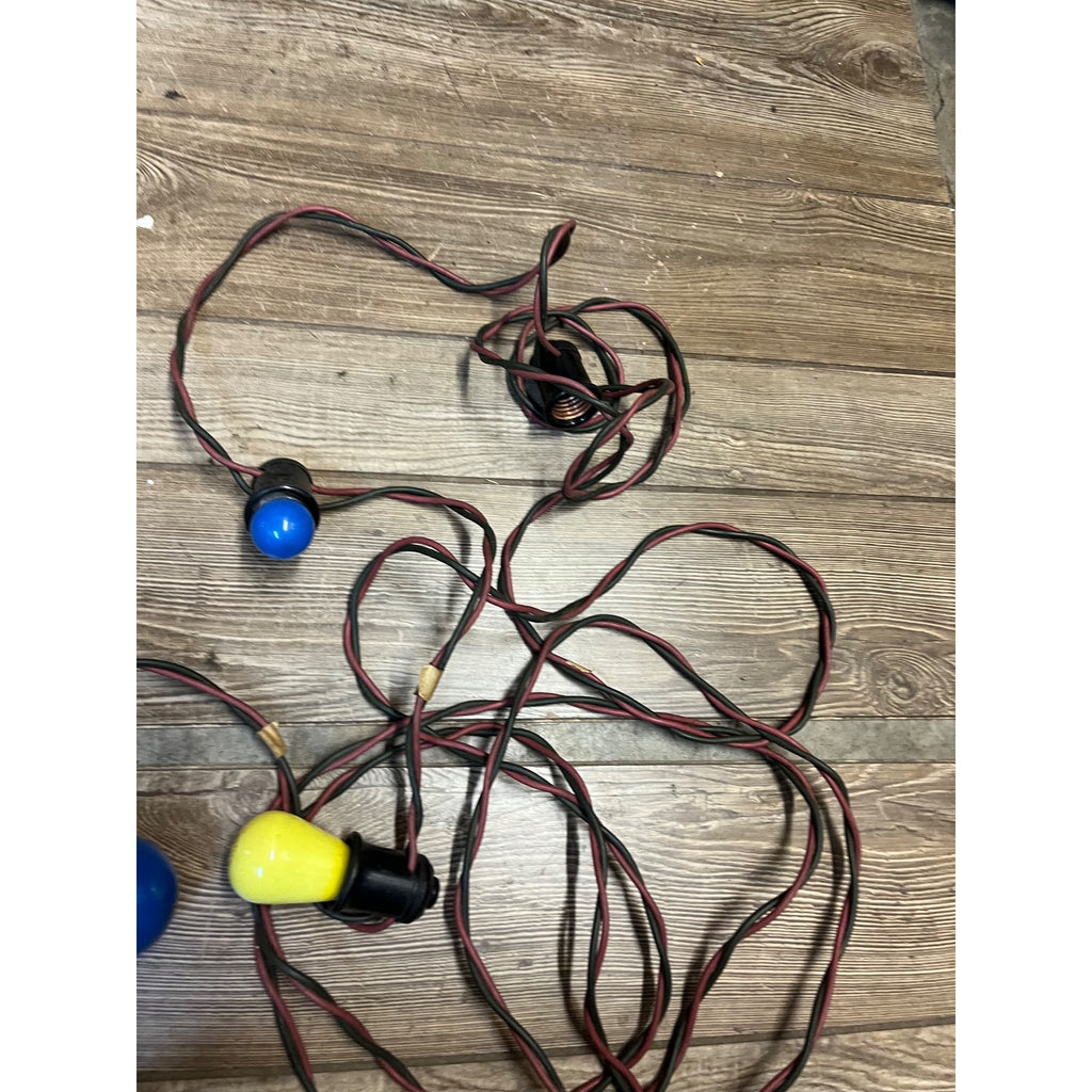 Vintage 1940s Amusement Carnival Marquee Lights Festoon 46ft Bakelite String