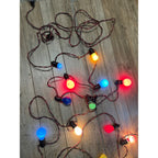 Vintage 1940s Amusement Carnival Marquee Lights Festoon 46ft Bakelite String