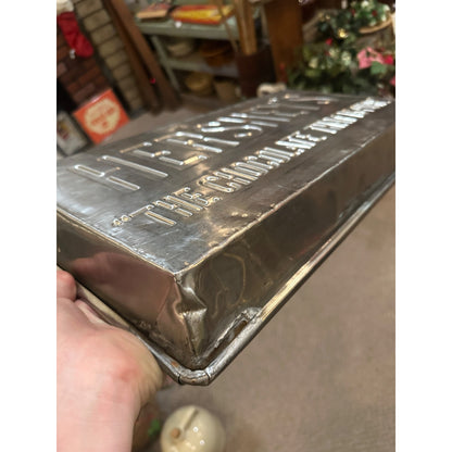 Antique Hershey's 5lb Chocolate Bar Factory Mold Pan Embossed Advertising