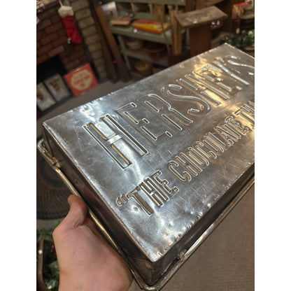 Antique Hershey's 5lb Chocolate Bar Factory Mold Pan Embossed Advertising