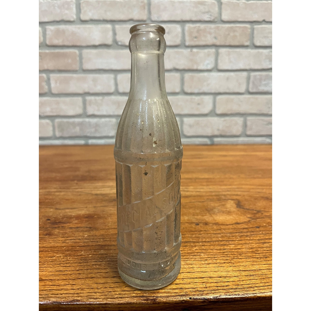 Vintage 1920s Yater's Special Soda Bottle 6oz Yater Beverage Seymour Indiana IN