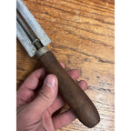 Vintage 1950s Mall Tool Co Chainsaw Chain File Sharpening Guide No. 43340 Wood Handle