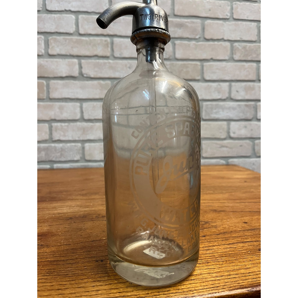 Vintage Jung Beverages Water Seltzer Soda Random Lake Wisconsin Beer Brewing