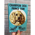 1959 Champion Dog Prince Tom By Jean Fritz & Tom Clute Weekly Reader Children's Book Club Edition Hardcover With Dust Jacket American Cocker