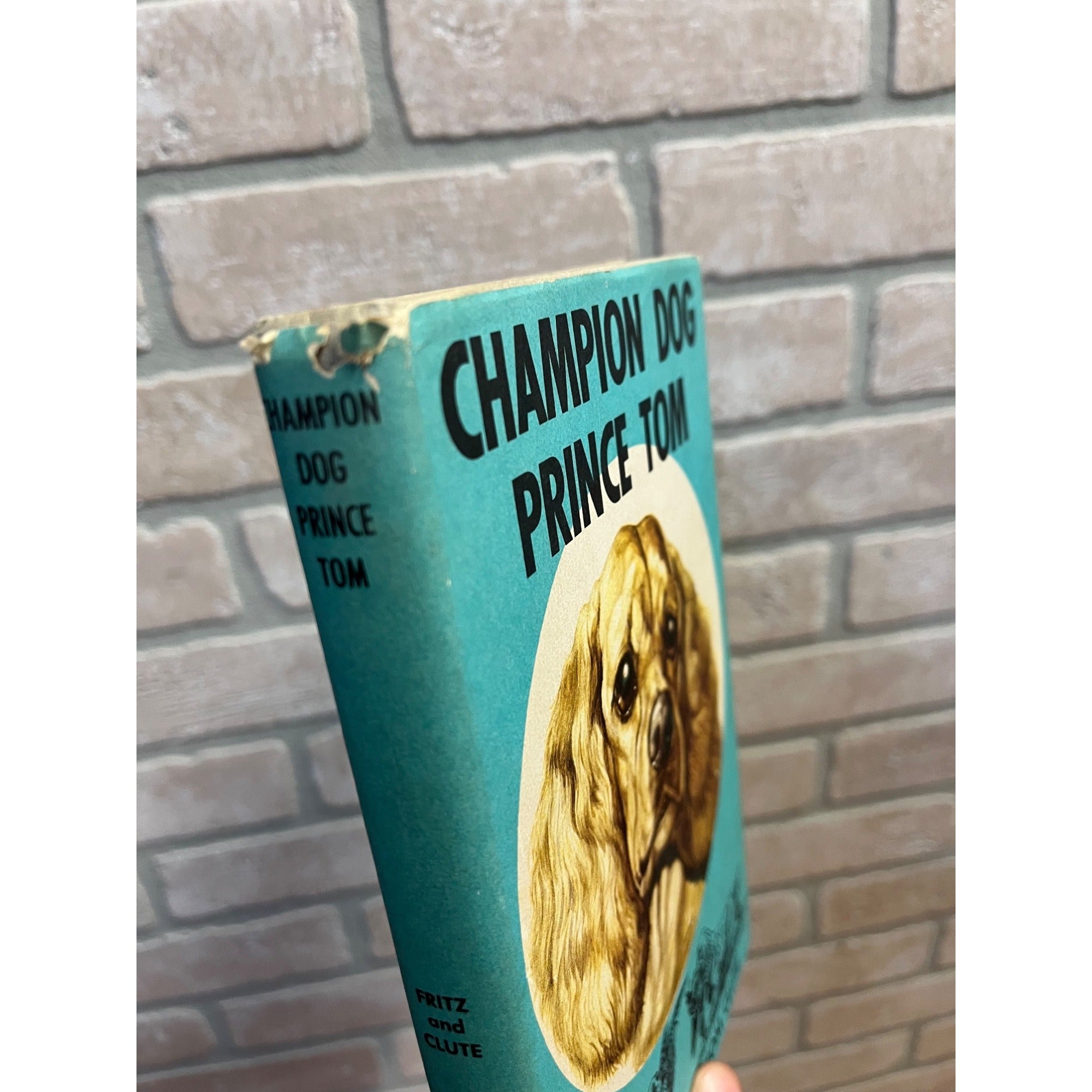 1959 Champion Dog Prince Tom By Jean Fritz & Tom Clute Weekly Reader Children's Book Club Edition Hardcover With Dust Jacket American Cocker