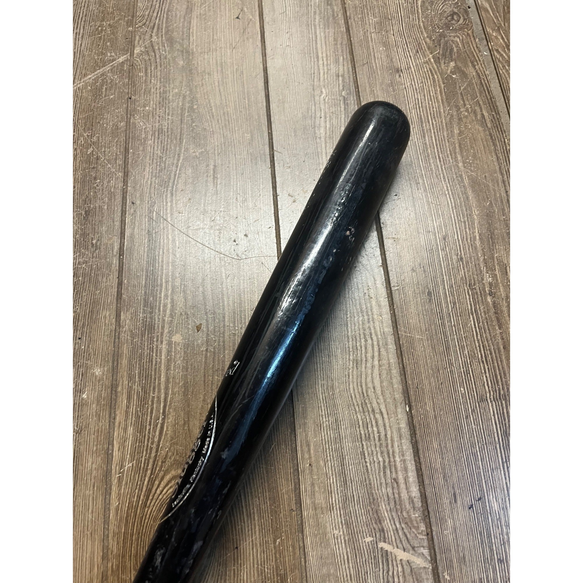 Travis Buck Original Game Used Baseball Bat MLB Athletics A's Indians Astros