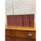 Vintage Book of Knowledge Children's Books Lot W/ Original Shipping Crate