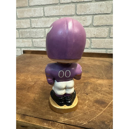 VINTAGE 1965 TOES UP GOLD BASE MINNESOTA VIKINGS NODDER BOBBLE HEAD