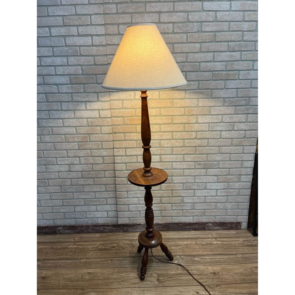 Vintage Danish Teak Mid-Century Lamp Table Stand