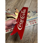SCARCE c1939 Coca Cola "Whatever You Do" Advertising Festoon Display Sign
