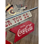 SCARCE c1939 Coca Cola "Whatever You Do" Advertising Festoon Display Sign