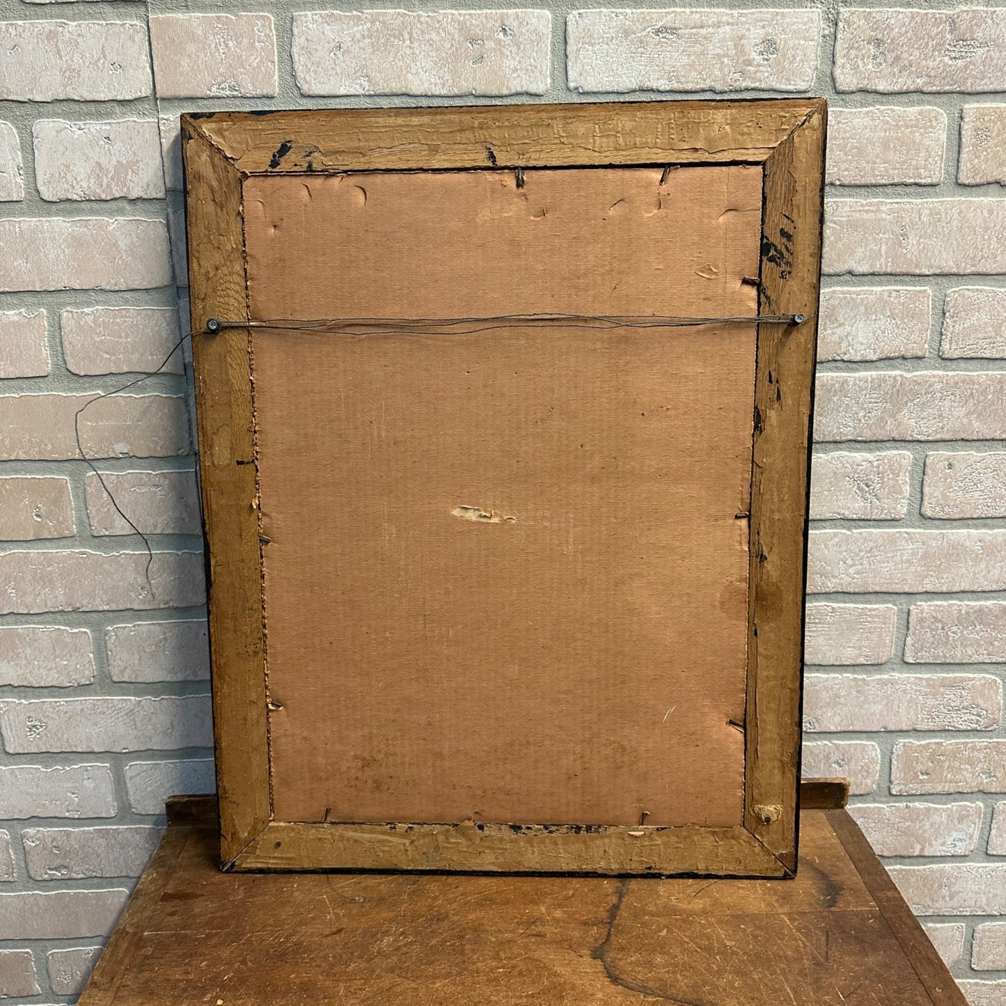 Antique 1900s Kodak Camera / Photo Framed Advertising Store Display Sign Child