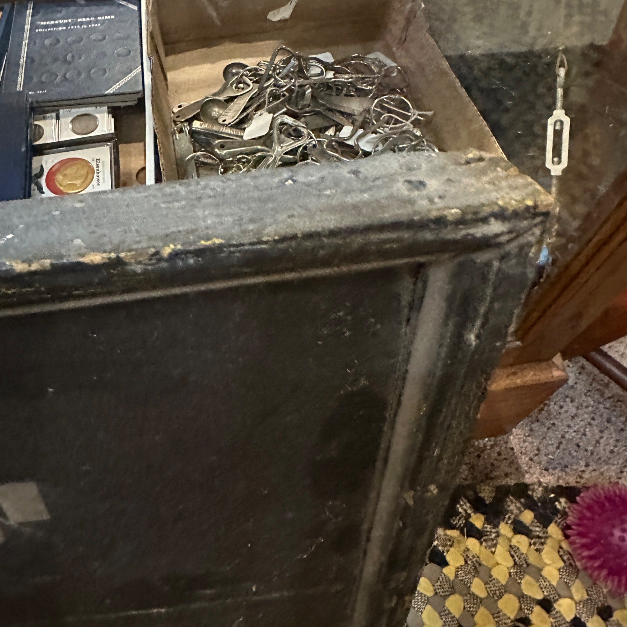 Original 5ft Lapeer Hospital Insane Asylum Wooden Trade Sign Primitive Medical