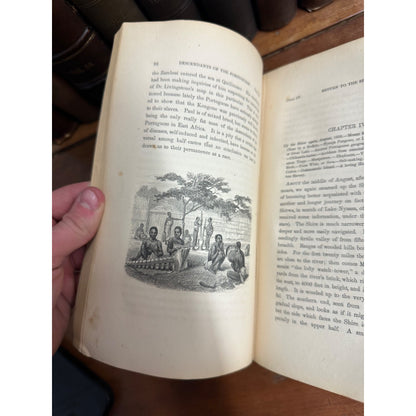 EXPEDITION TO ZAMBESI AFRICA 1858-1864 BY DAVID LIVINGSTONE 1866 1ST ED