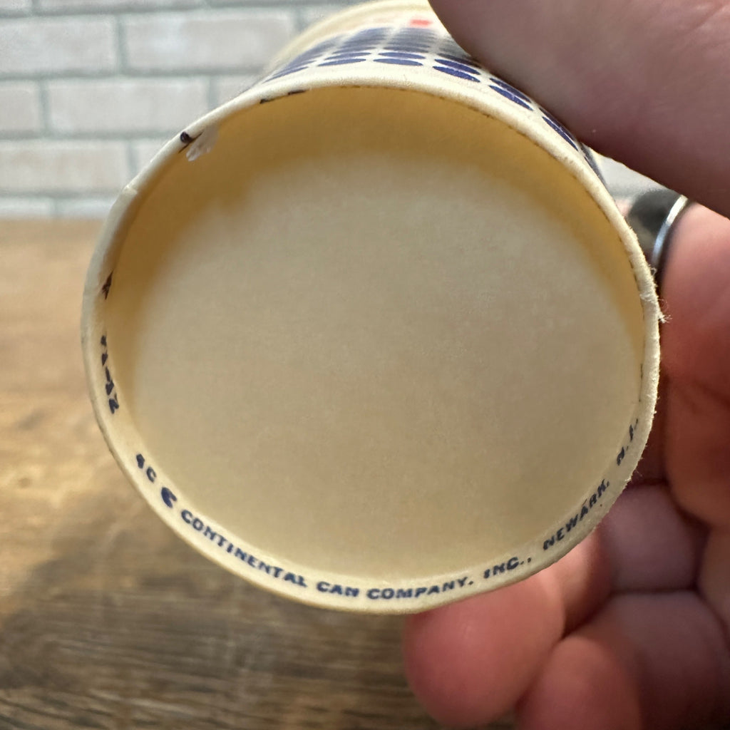 Vintage Have A Pepsi Dot 4oz Sample Soda Promotional Wax Paper Cup Pepsi Cola