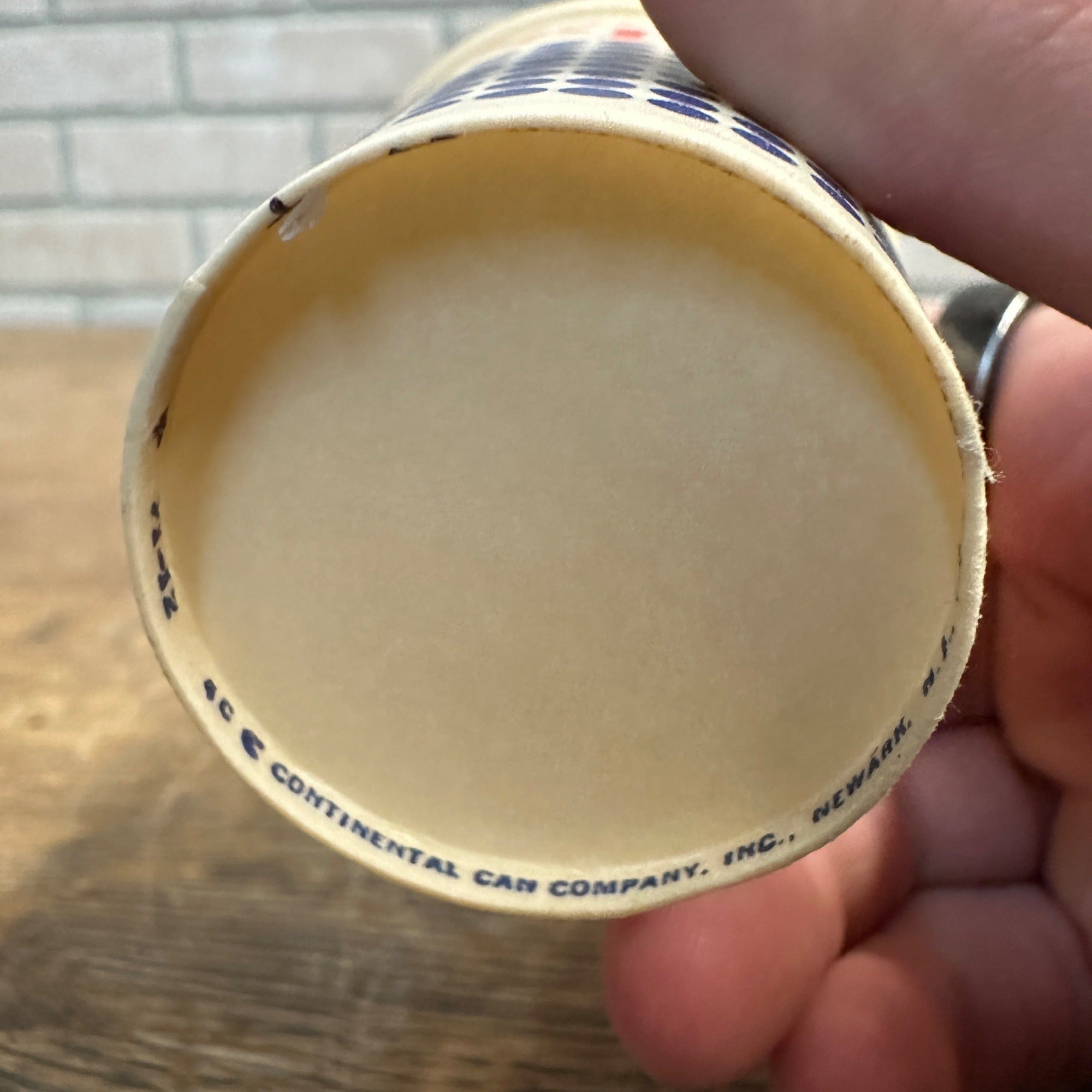 Vintage Have A Pepsi Dot 4oz Sample Soda Promotional Wax Paper Cup Pepsi Cola