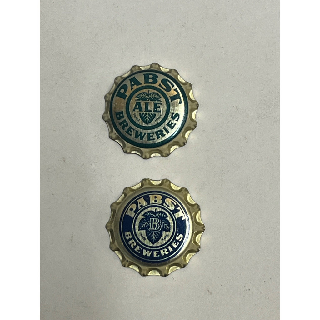Vintage Pabst Blue Ribbon Beer Breweries Miniature Crown Bottle Caps