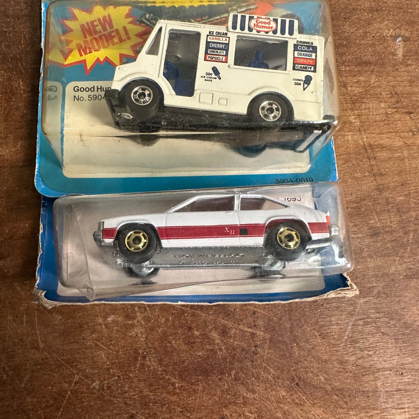 VINTAGE 1981 HOT WHEELS SPECIAL 2 PACK  - 5904 GOOD HUMOR + CHEVY CITATION 1693