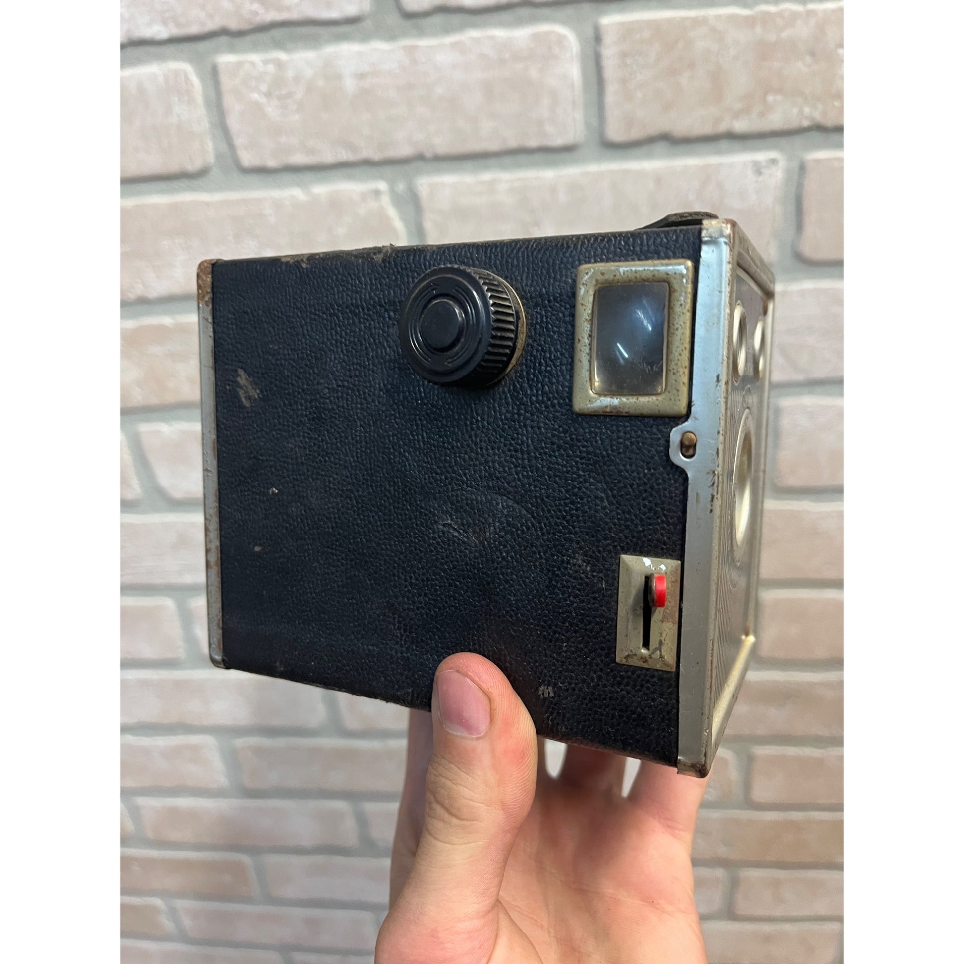 Vintage 1930s Ansco Shur Shot Box 120 Film Camera - Untested