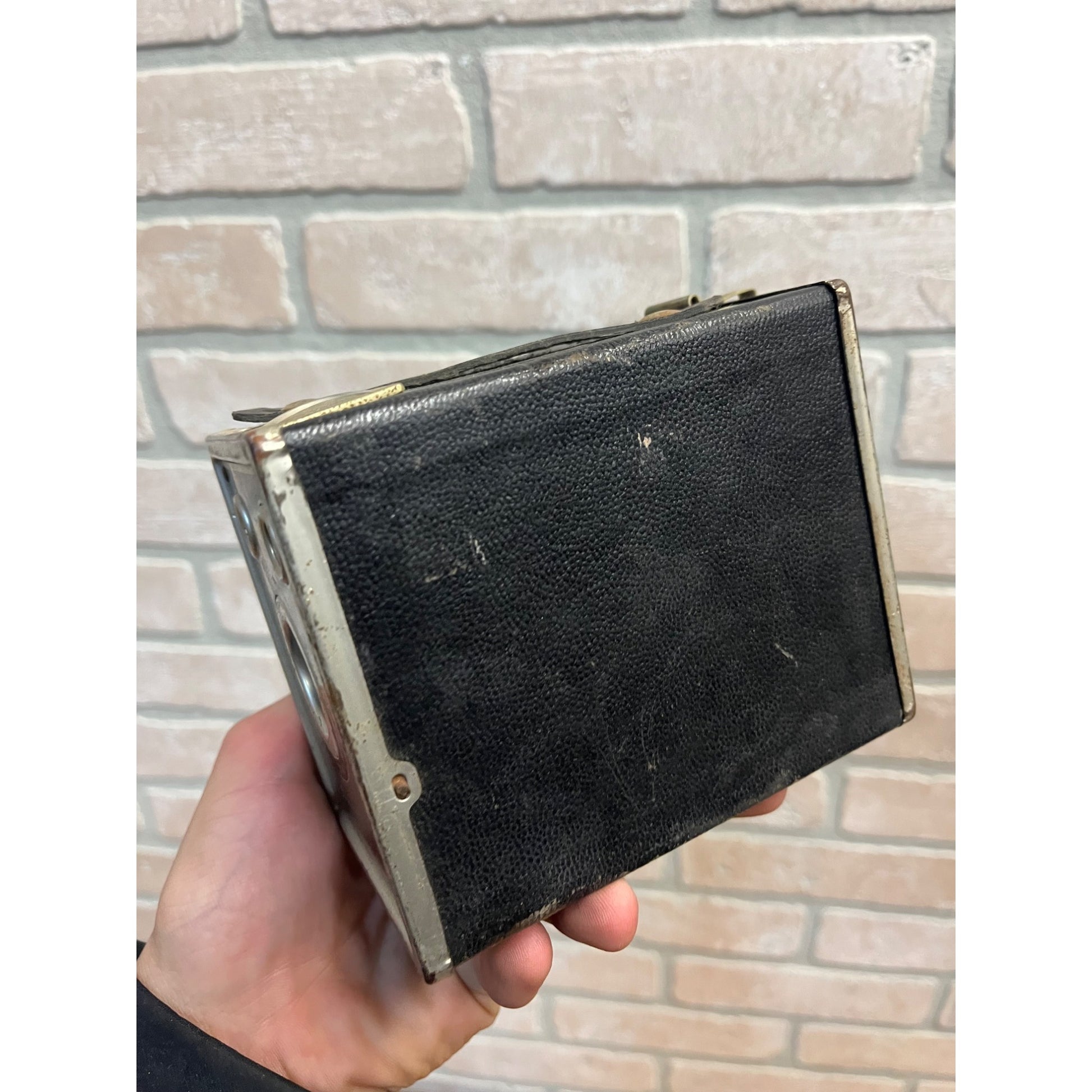 Vintage 1930s Ansco Shur Shot Box 120 Film Camera - Untested