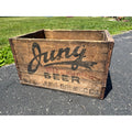 RARE Vintage Jung Old Country Beer Crate Random Lake Wisconsin Wis WI