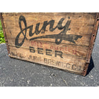 RARE Vintage Jung Old Country Beer Crate Random Lake Wisconsin Wis WI