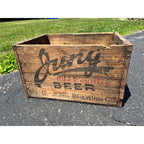 RARE Vintage Jung Old Country Beer Crate Random Lake Wisconsin Wis WI