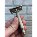 1955 A3 Gillette Ball Tech Double Edge Safety Razor in Original Box & Sleeve