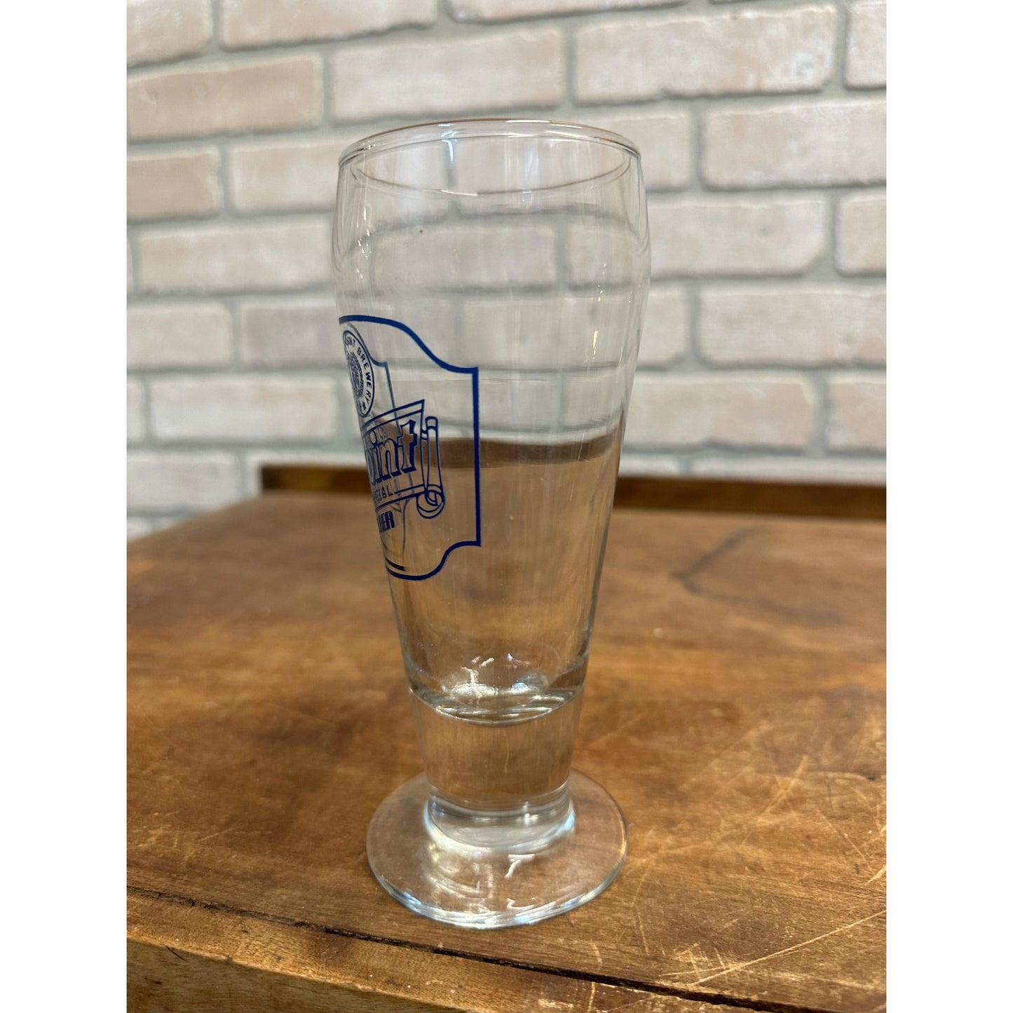 POINT SPECIAL BEER GLASS / VTG TAVERN BARWARE ADVERTISING / MAN CAVE BAR DECOR