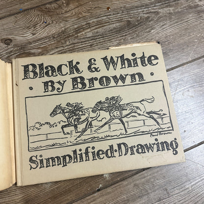 1939 Black & White Simplified Drawing by Paul Brown 1st Edition Hardcover